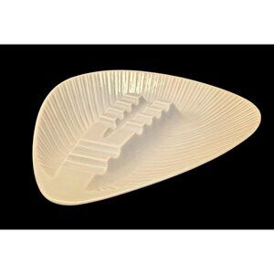 Large Vintage MCM Royal Haeger Ceramic Ashtray USA R1736 Light Gray/Blue